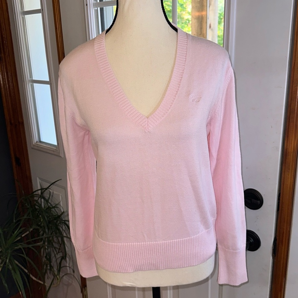 Tommy Hilfiger V Neck Knit Sweater